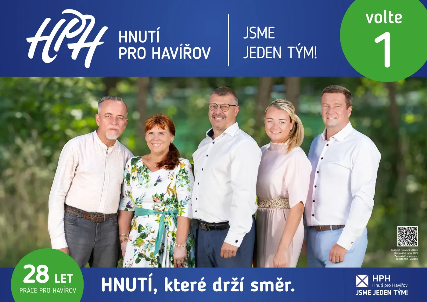 Další velká témata — kandidáti Hnutí pro Havířov, volte 1